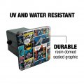 Batman Comic Pattern Tow Trailer Hitch Cover Plug Insert