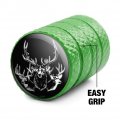 Elk Deer Illustration Valve Stem Caps For Tire Rim Wheel Aluminum Green