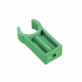 Uxcell Pvc Pipe Clamps Clips 20pcs For 20mm 3 4 Od Hose Hanger Support Pex Tubing U-shaped Water Green