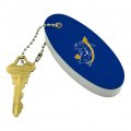 Graphics More Southern Arkansas University Primary Logo Floating Keychain Oval Foam Fishing Boat Buoy Key Float