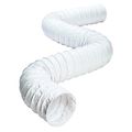 Deflecto Vinyl Duct Flexible 4 X 50 White Bh450w 