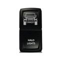 Ch4x4 Rocker Switch V2 Halo Lights Symbol White Led 