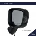 Spieg Passenger Side Mirror Replacement For Mazda 3 2014-2016 Power Adjusted Heated W Turn Signal Light Right