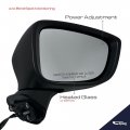 Spieg Passenger Side Mirror Replacement For Mazda 3 2014-2016 Power Adjusted Heated W Turn Signal Light Right