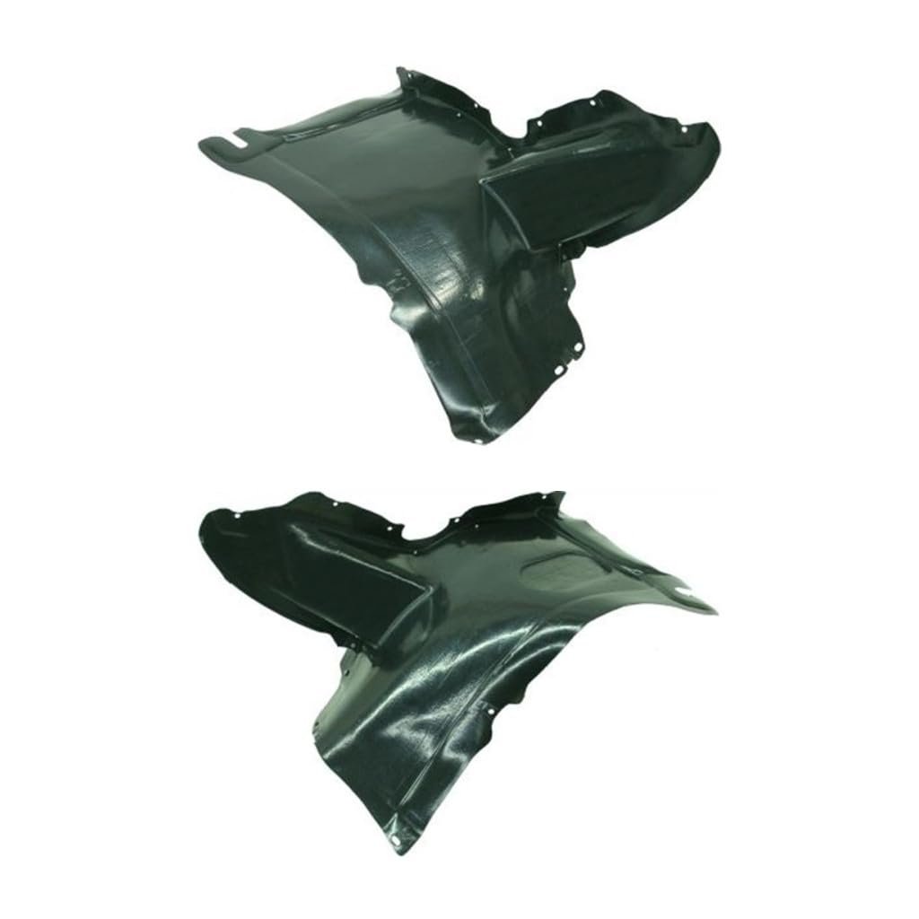 Front Fender Liners For Volkswagen Rabbit Gti 2006 2007 2008 2009 Driver And Passenger Side Section Pair Plastic 1k0805912c