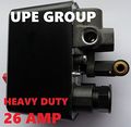 26 Amp Pressure Switch Control Air Compressor 95-125 Psi 4-port Heavy Duty Front Cover On Off Button 
