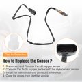 Uxcell Rear Downstream Oxygen Sensor O2 For Audi A4 2000 2001 2002 2003 2004 2005 2006 A6