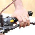 Nibbi Motorcycle Hand Grips Racing Cnc Aluminum Soft Rubber Handlebar 7 8 Handle For Atv Gy6 Scooter Gold 