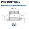 20 Pack Square Post Flange Base Fits 1-3 4 X Tube Galvanized Steel Wall Mount Rail End Bracket Connector For Deck Fence Railing