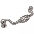 Cosmas 10 Pack 9993-96sn Satin Nickel Birdcage Cabinet Hardware Handle Pull 3-3 4 Hole Centers 