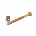 Uxcell M6x80mm 57mm Long Thread Hex Socket Pan Head Screws Bolts Barrel Nuts 4 Sets