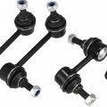X Autohaux 4pcs Front Rear Sway Bar Links K90660 K90661 K90342 K90343 Stabilizer Link Suspension For Honda Accord 2003-2007