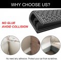 Coyouco Car Door Edge Guards No Glue 16ft 5m Universal Fit Rubber U Shape Trim For Cars Green 6x8mm Grip Range 0 5i 1 5mm