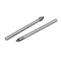 A17010200ux0544 Metal Round Shank Triangle Head Tile Drill Bit Pack Of 30 