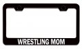 Wrestling Mom Mothers Day Bl Steel Auto Suv License Plate Frame Tag Holder 
