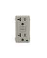 Leviton Rkg20-ws Renu 20-amp Tamper Resistant Gfci Color Change Kit Wood Smoke 