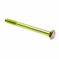 Prime-line Hex Head Cap Screws Grade 1 4 In -20 X 3 8 Yellow Zinc 25 Pack 