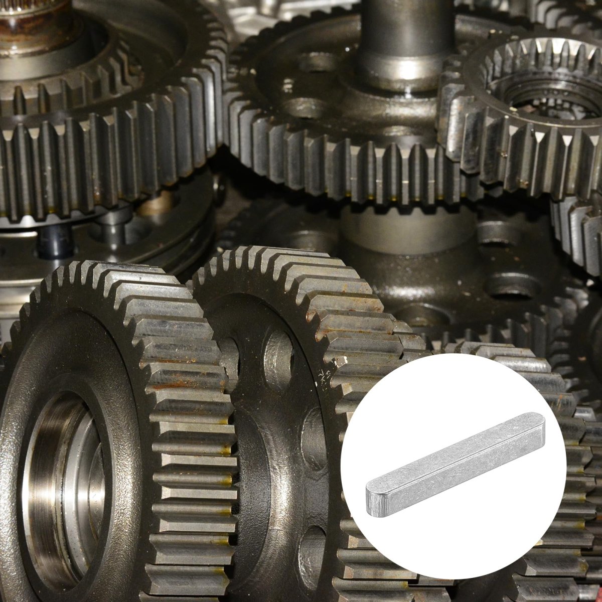 10pcs Round Ended Feather Key 4x4x30mm Stainless Steel Professional Parallel Drive Shaft Stock For Fasteners Mechanical