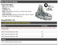 Rear Transfer Case Housing Aluminum Updated Design Compatible With 1999-2007 Chevy Silverado 1500 2-speed