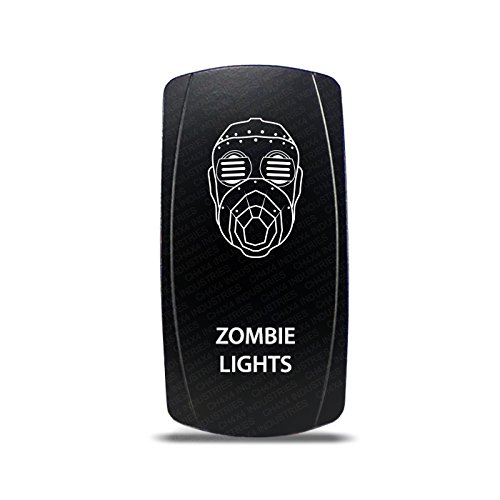 Ch4x4 Rocker Switch Zombie Lights Symbol 8 Amber Led