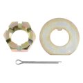 Spindle Nut Set For Gmc Savana 3500 1996 To 2002 M20 25 Thread Size Includes Washer And 1 Cotter Pin Replaces 15589426 15589460 