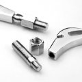 Universal Billet Aluminum Street Sport Motorbike Racing Handlebar End Rear View Multi Angle Adjustable Blindsight Convex Chrome