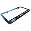 Ipick Image Made For Ford Logo Explorer Waterfall Graphic Black Metal License Plate Frame