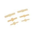 Vacuum Tubing Connector Straight Plastic Fitting White 1 8 In 36 1 4 Sizes 6 Pieces Alx-pau-mm-47101-cl360a50 