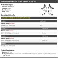 Front Control Arm Ball Joint Tie Rod End And Sway Bar Link Kit 6 Piece Compatible With 2013-2015 Subaru Xv Crosstrek