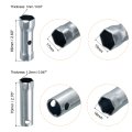 6 Pcs Ignition Spark Plug Spanner Set Dual-ended Wrench Socket