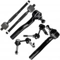 Inner Outer Tie Rod End Sway Bar Link Compatible Fit For 1998-2005 Lexus Gs300 1998-2000 Gs400 2001-2005 Gs430 6pcs Suspension 