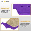 Ocpty Motorcycle Brake Pads Shoes Kit Fits 2003 2004 2005 For Honda Rincon 650 Front And Rear
