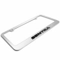 Ipick Image Made For Nissan Sentra 3d Embossed Letters On Mirror Chrome Metal License Plate Frame