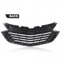 G-plus Front Upper Bumper Grille Compatible With Chevy Equinox 2018 2019 2020 Trim Molding Automotive Black Chrome Abs Plastic