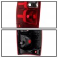 Acanii For 2007-2013 Chevy Avalanche Tail Lights Brake Lamps Replacement 07-13 Driver Passenger Side