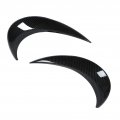 Acouto Headlight Eyebrows For Beetle 2012-2018 2pcs Car Eyelid Eyebrow Covers Headlamp Stickers Carbon Fiber Color