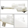 Ma1288105 Factory Style Car Windshield Washer Reservoir Tank Cap Fluid Pump Compatible With Mazda Protege Sedan 99-01 White