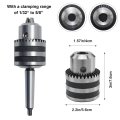 1 32 5 8 Mt2 Drill Chuck With Key Shank Press Drilling Operations For Lathes And Machines