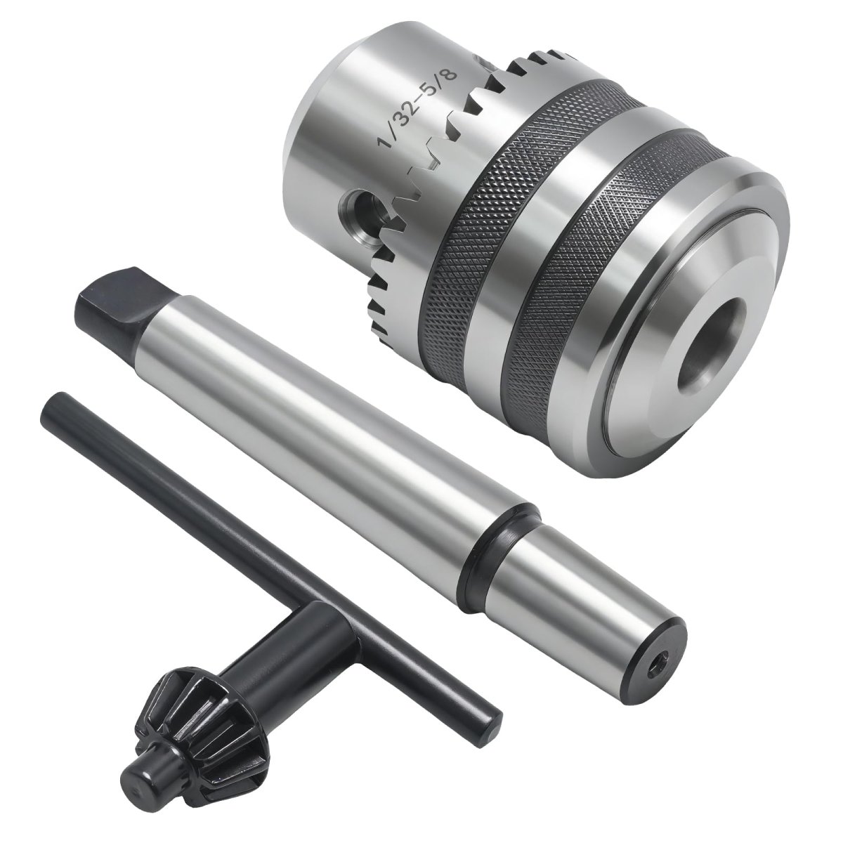 1 32 5 8 Mt2 Drill Chuck With Key Shank Press Drilling Operations For Lathes And Machines