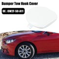 Car Front Bumper Tow Hook Cover Gw2f-50-a11 For Mazda Atenza 6 2015 2016 2017 Eye Lid Trailer Cap Pearl White