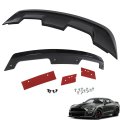 Rear Trunk Spoiler Kit Gt500 Style With Small Flaps Replacement For Mustang 2-door 2015-2023