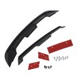 Rear Trunk Spoiler Kit Gt500 Style With Small Flaps Replacement For Mustang 2-door 2015-2023