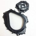 Glass See Through Engine Clutch Stator Covers For 2004 2005 2006 2007 Cbr 1000rr Chromed Finish
