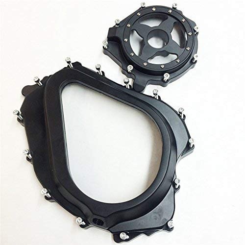 Glass See Through Engine Clutch Stator Covers For 2004 2005 2006 2007 Cbr 1000rr Chromed Finish