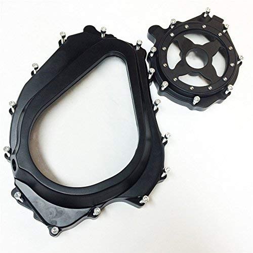 Glass See Through Engine Clutch Stator Covers For 2004 2005 2006 2007 Cbr 1000rr Chromed Finish