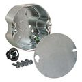 Hubbell-raco 296 1-1 2-inch Deep 1 Side Knockouts 4-inch Octagon Ceiling Fan Support Box 