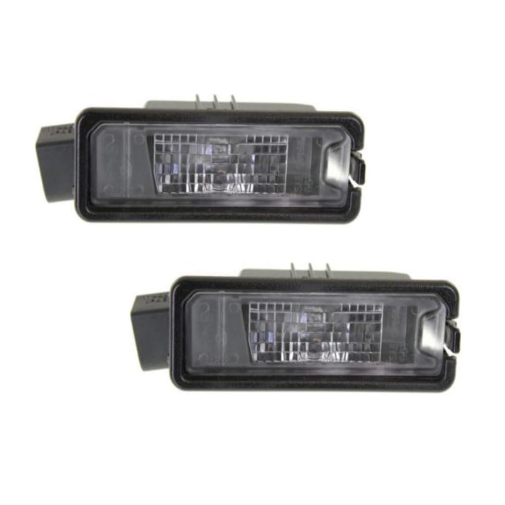 License Plate Light Pair For Volkswagen Golf Gti 2010 To 2018 Rear Driver And Passenger Side Replacement Vw2870108 191275033043