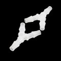 X Autohaux 20pcs Y Shaped Plastic 5 16 Hose Barb Barbed Fitting For Car White