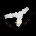 X Autohaux 20pcs Y Shaped Plastic 5 16 Hose Barb Barbed Fitting For Car White