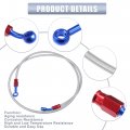 1 Set 130cm 51 18 Length 10mm Id Motorcycle Hydraulic Brake Line Oil Hose Pipe 28a 0a Rubber Braided Cable For Atv Motocross